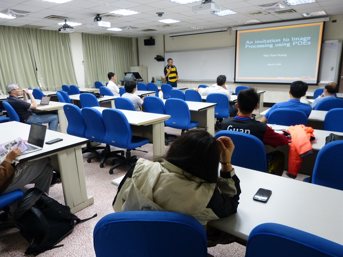 2021/03/05 An introduction to Image Processing using PDEs相簿圖片