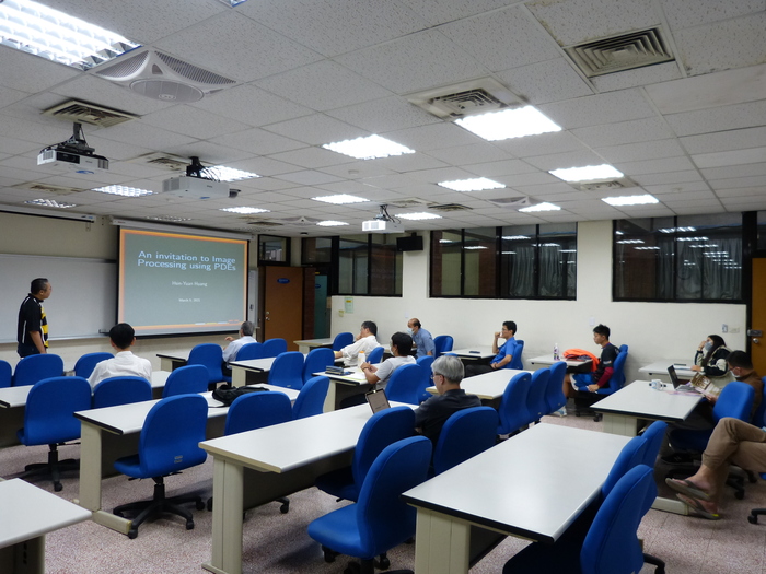 2021/03/05 An introduction to Image Processing using PDEs相簿圖片