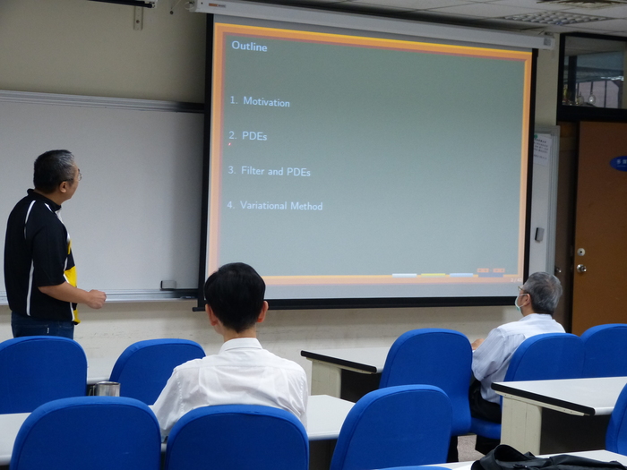 2021/03/05 An introduction to Image Processing using PDEs相簿圖片